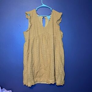 Knox Rose Yellow Mini Dress